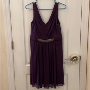 Purple Maternity Dress
